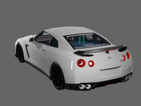 Nissan GT-R 2015 3D Model