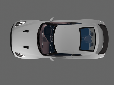 Nissan GT-R 2015 3D Модель