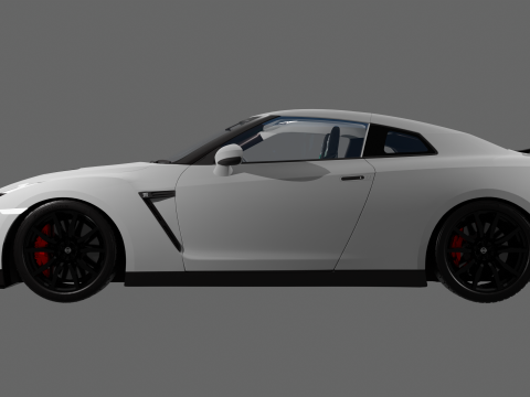 Nissan GT-R 2015 3D Модель