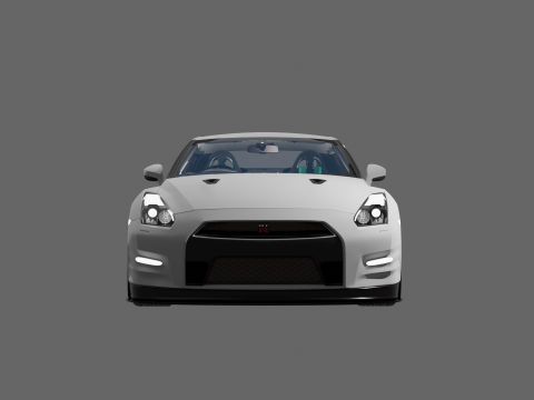 Nissan GT-R 2015 3D Модель