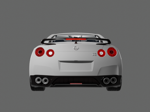 Nissan GT-R 2015 3D Модель