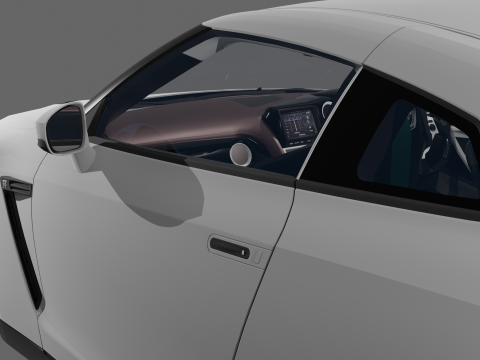 Nissan GT-R 2015 3D Модель