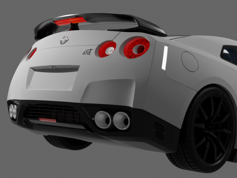 Nissan GT-R 2015 3D Модель