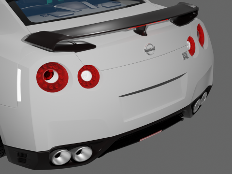 Nissan GT-R 2015 3D Модель