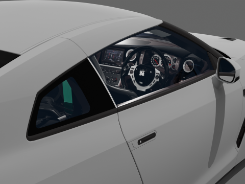Nissan GT-R 2015 3D Модель