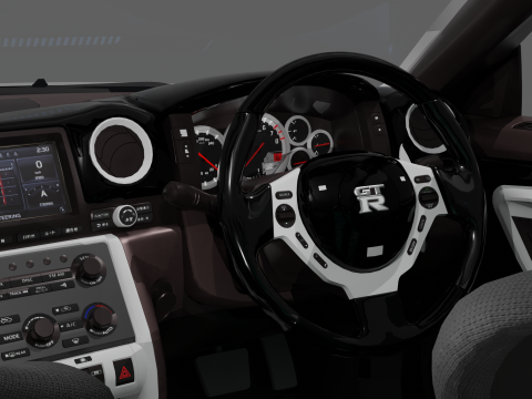 Nissan GT-R 2015 3D Модель