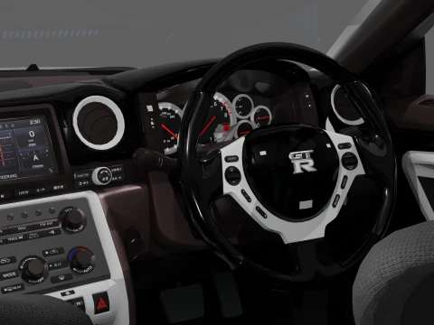 Nissan GT-R 2015 3D Model