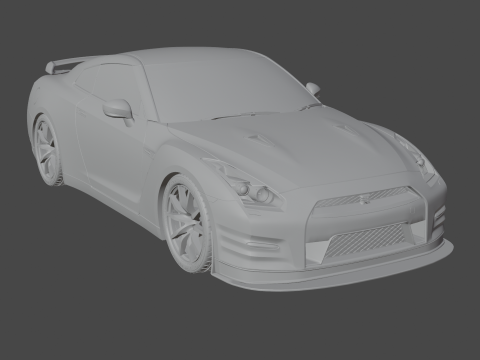 Nissan GT-R 2015 3D Модель