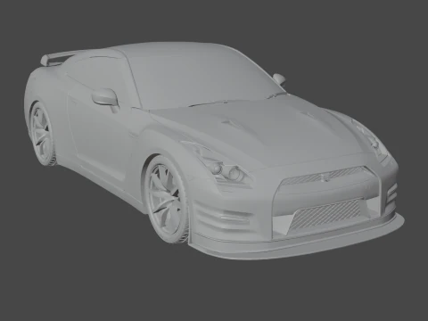 Nissan GT-R 2015 3D Model