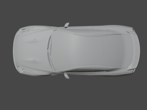 Nissan GT-R 2015 3D Модель