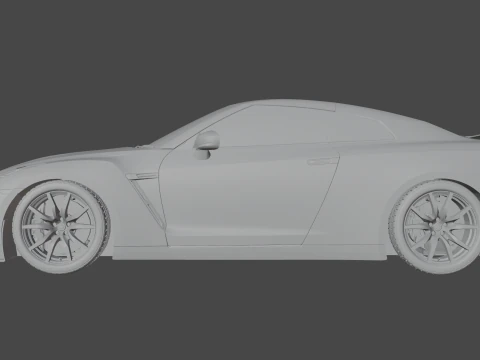 Nissan GT-R 2015 3D Model
