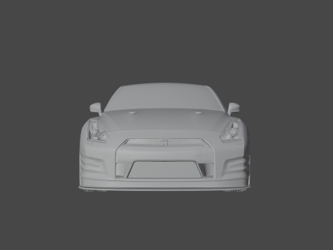 Nissan GT-R 2015 3D Модель