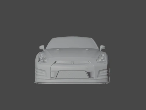 Nissan GT-R 2015 3D Model