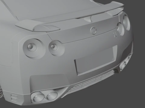 Nissan GT-R 2015 3D Model