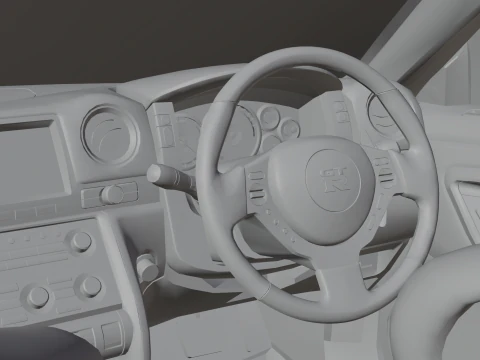 Nissan GT-R 2015 3D Model