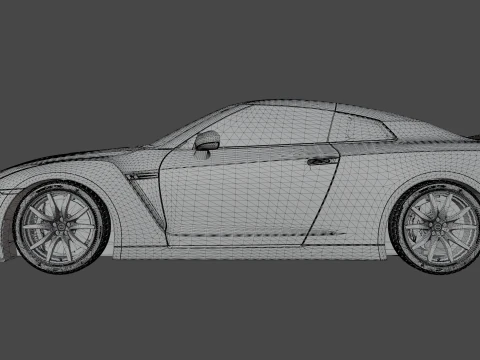 Nissan GT-R 2015 3D Model