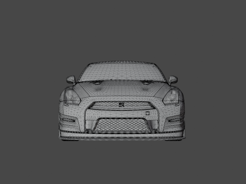 Nissan GT-R 2015 3D Модель