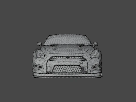 Nissan GT-R 2015 3D Model