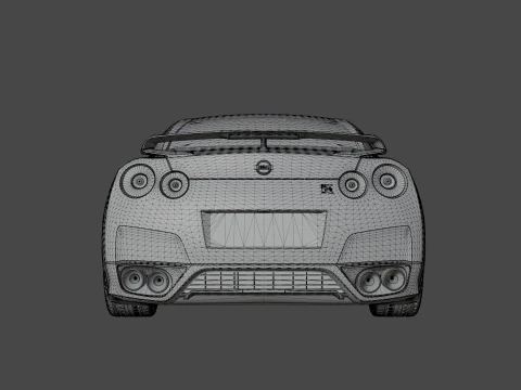 Nissan GT-R 2015 3D Model