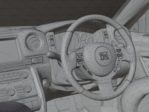 Nissan GT-R 2015 3D Model