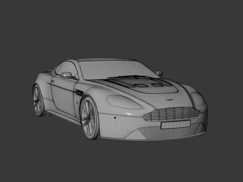 Aston Martin V12 Vantage S 2016 3Dモデル