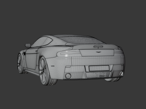 Aston Martin V12 Vantage S 2016 3Dモデル