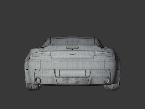 Aston Martin V12 Vantage S 2016 3D Model
