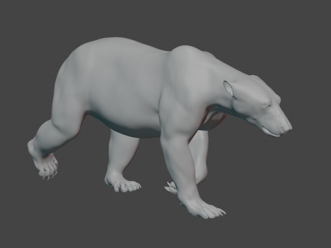 Polar bear 3Dモデル