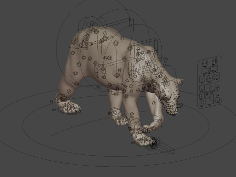 Polar bear 3D Model
