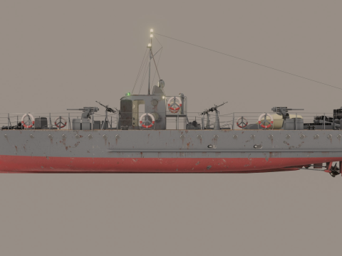 Small hunter of the MO-4 type 3D मॉडल