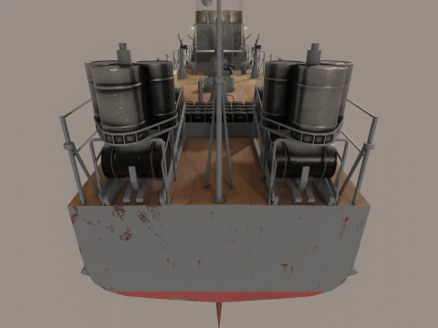 Pequeno ca&ccedil;ador do tipo MO-4 Modelo 3D