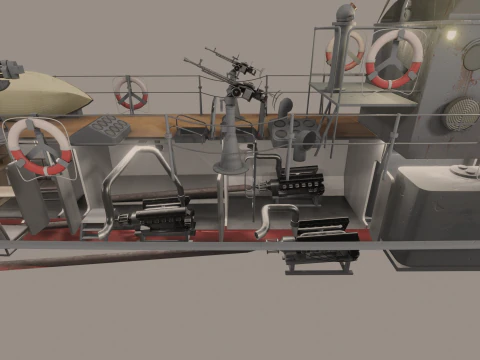 Pequeno ca&ccedil;ador do tipo MO-4 Modelo 3D