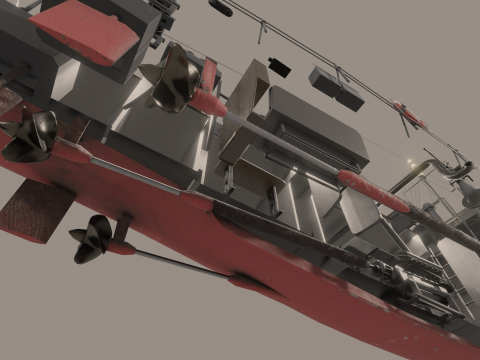 Small hunter of the MO-4 type 3D मॉडल