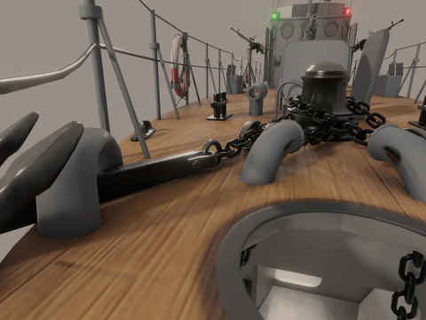 Pequeno ca&ccedil;ador do tipo MO-4 Modelo 3D