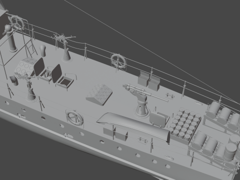 Small hunter of the MO-4 type 3D मॉडल