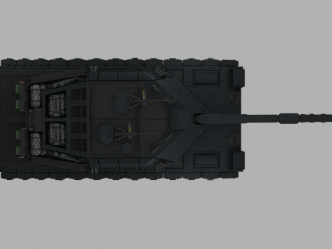 Tank Challenger 2 Model 3D
