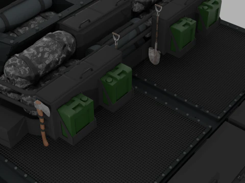 Tank Challenger 2 3D Model