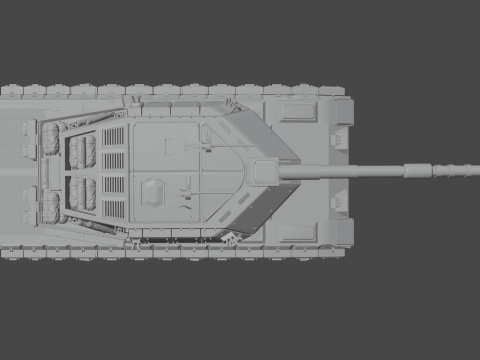 Tank Challenger 2 Model 3D