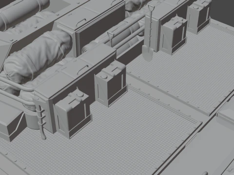 Tank Challenger 2 3D Model