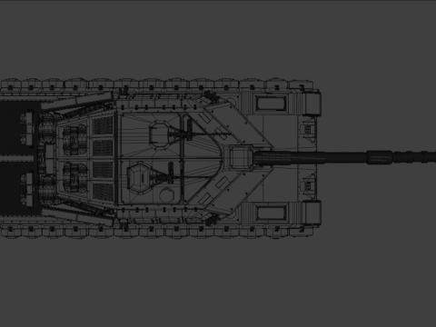 Tank Challenger 2 Model 3D