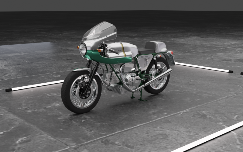 Ducati 750 Imola 3D 模型 .c4d .max .obj .3ds .fbx .stl .blend 