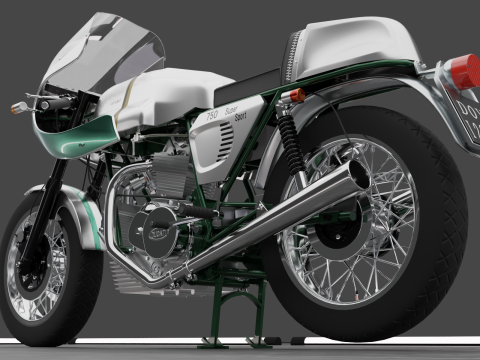 Ducati 750 Imola 3D 模型