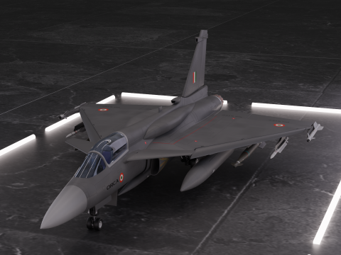 ORCA Twin Engine 3D Model