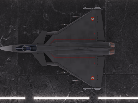 ORCA Twin Engine 3D Model