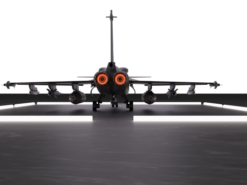 ORCA Twin Engine 3D Model