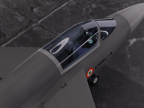 ORCA Twin Engine 3D Model