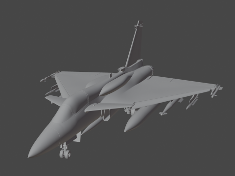 ORCA Twin Engine 3D Model
