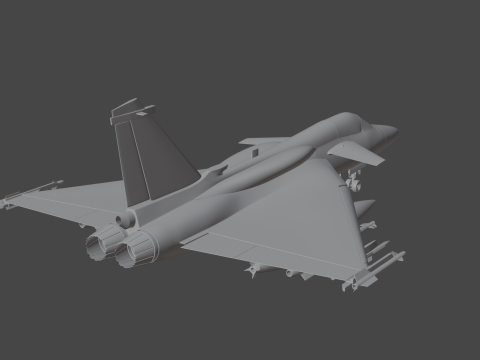 ORCA Twin Engine 3D Model