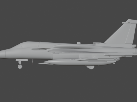 ORCA Twin Engine 3D Model