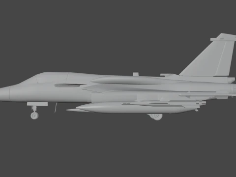 ORCA Twin Engine 3D Model